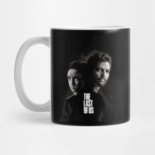 The Last of us Pedro Pascal and Bella Ramsey Pixelated Print Mug